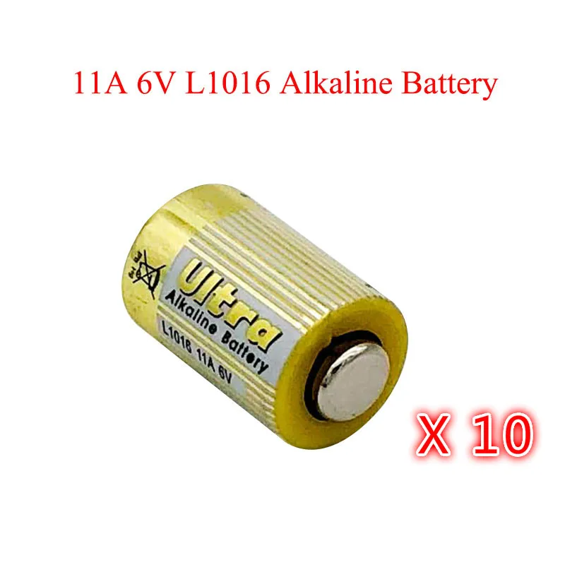 

10pcs/lot 11A 6V Primary Dry Batteries L1016 Alkaline Car Key Remote Battery Drop Ship
