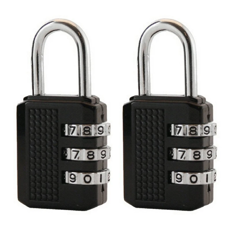 Combination Padlock 25mm 3 Digit 2 Pack/Sin Locks from Home