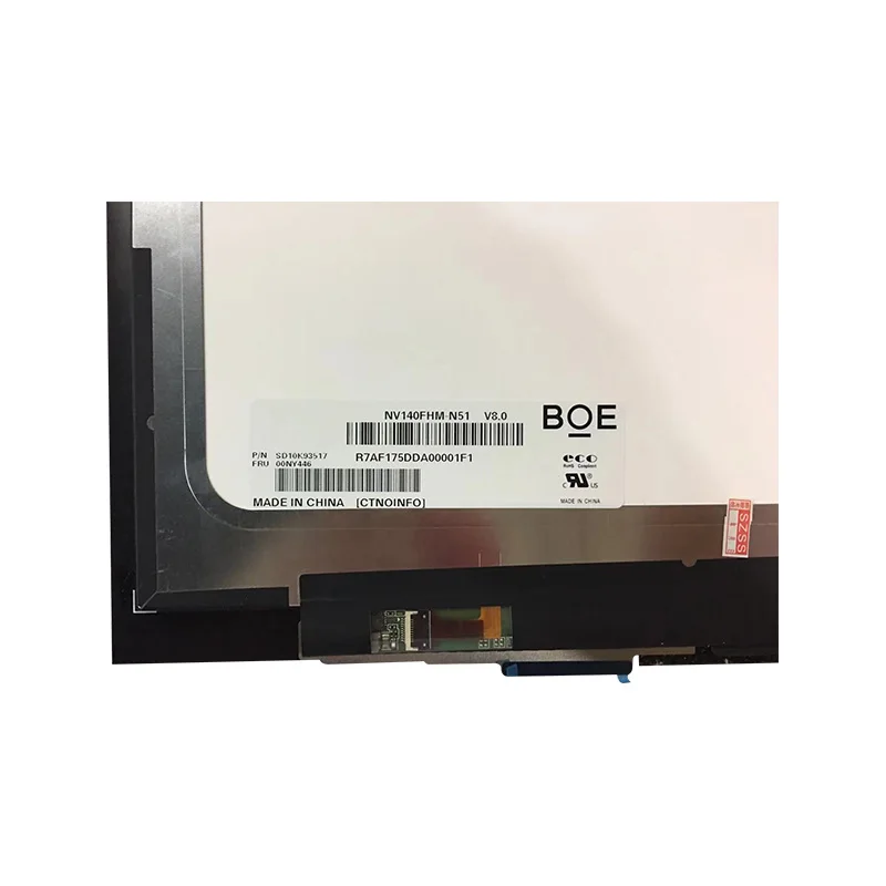 MEIHOU For Lenovo Thinkpad x1 Yoga 2018 LCD Touch Screen Digitizer Assembly NV140FHM-N51 PN SD10K93517 FRU 00NY446 LCD Screen