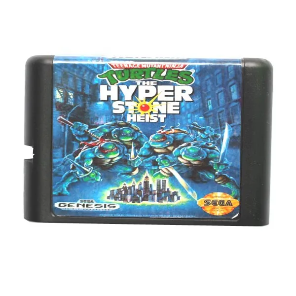 Игровая карточная карта sega MD-Черепашки-ниндзя Hyper Stone Heist для 16 бит игровой картридж sega MD система Megadrive Genesis