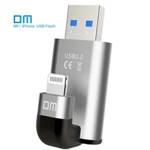Free shipping DM APD003 USB3.0 128G MFI usb flash drives for iphone for ipad external storage usb flash disk