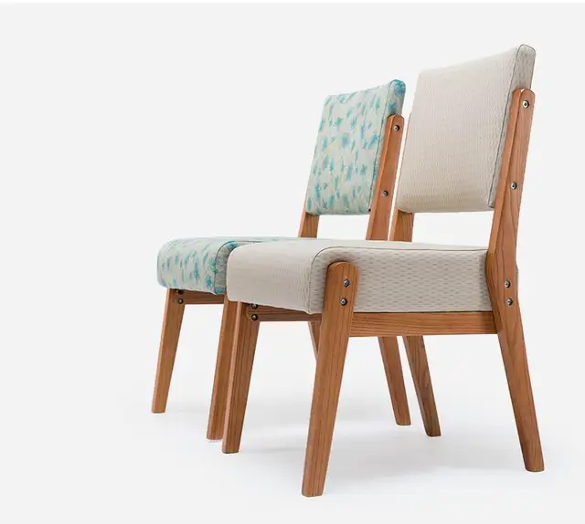 Solid Wood Nordic Dining Chair Sofa Modern Simple Coffee Solid Wood Nordic Dining Chair Sofa Modern Simple Coffee Chairs