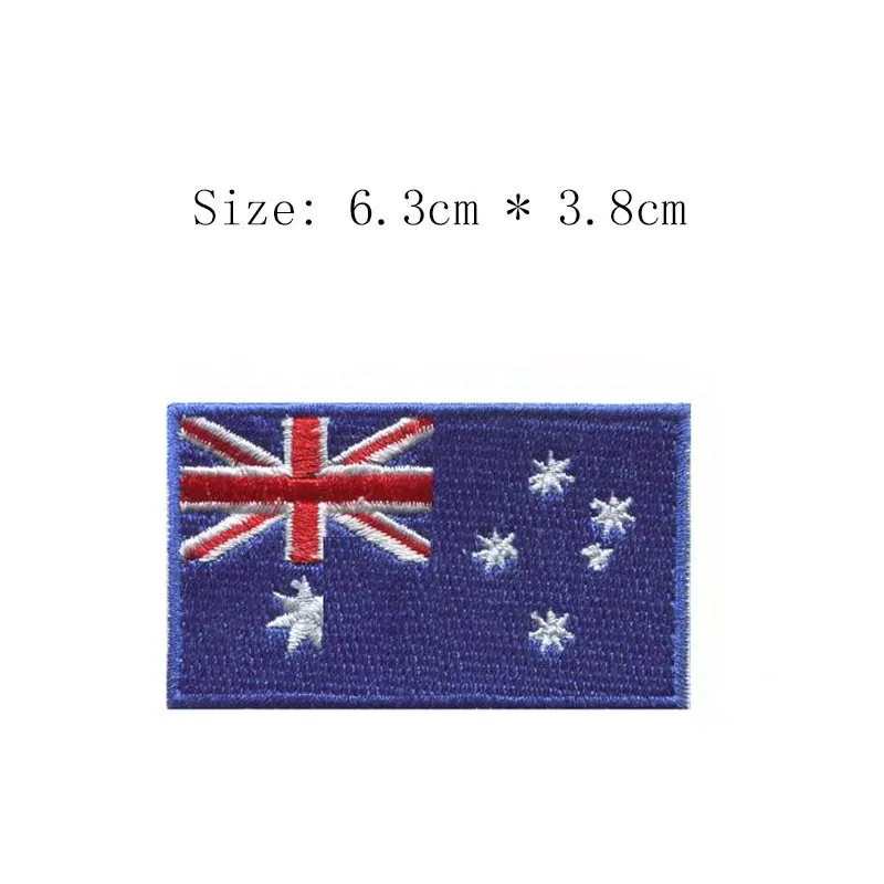 

Free shipping Australia embroidery flag patch Canberra city emblem Wholesale iron on sew left chest for Motorcycle Jacket coat