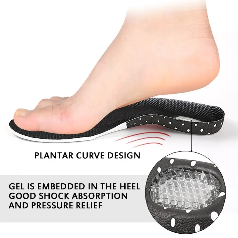 Sports Shoes Accessories Men Gel Sneaker Insert Insoles Tech