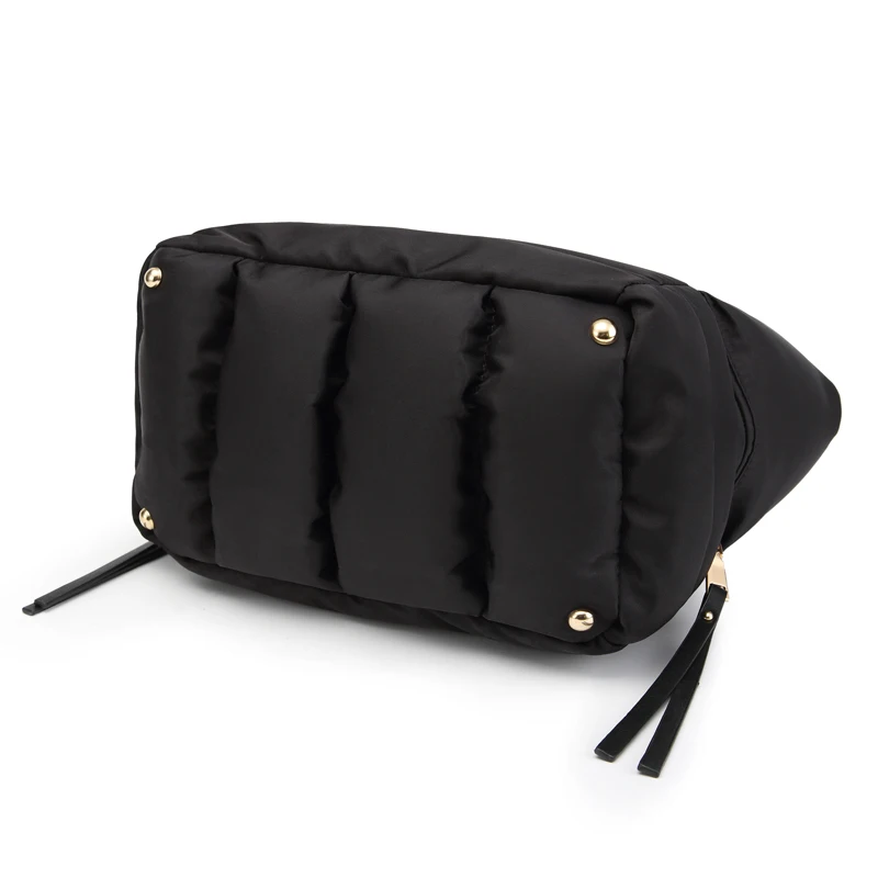  2018 New Winter Space Bale Handbag Woman Casual Space Cotton Totes Bag Down Feather Padded Lady Sho