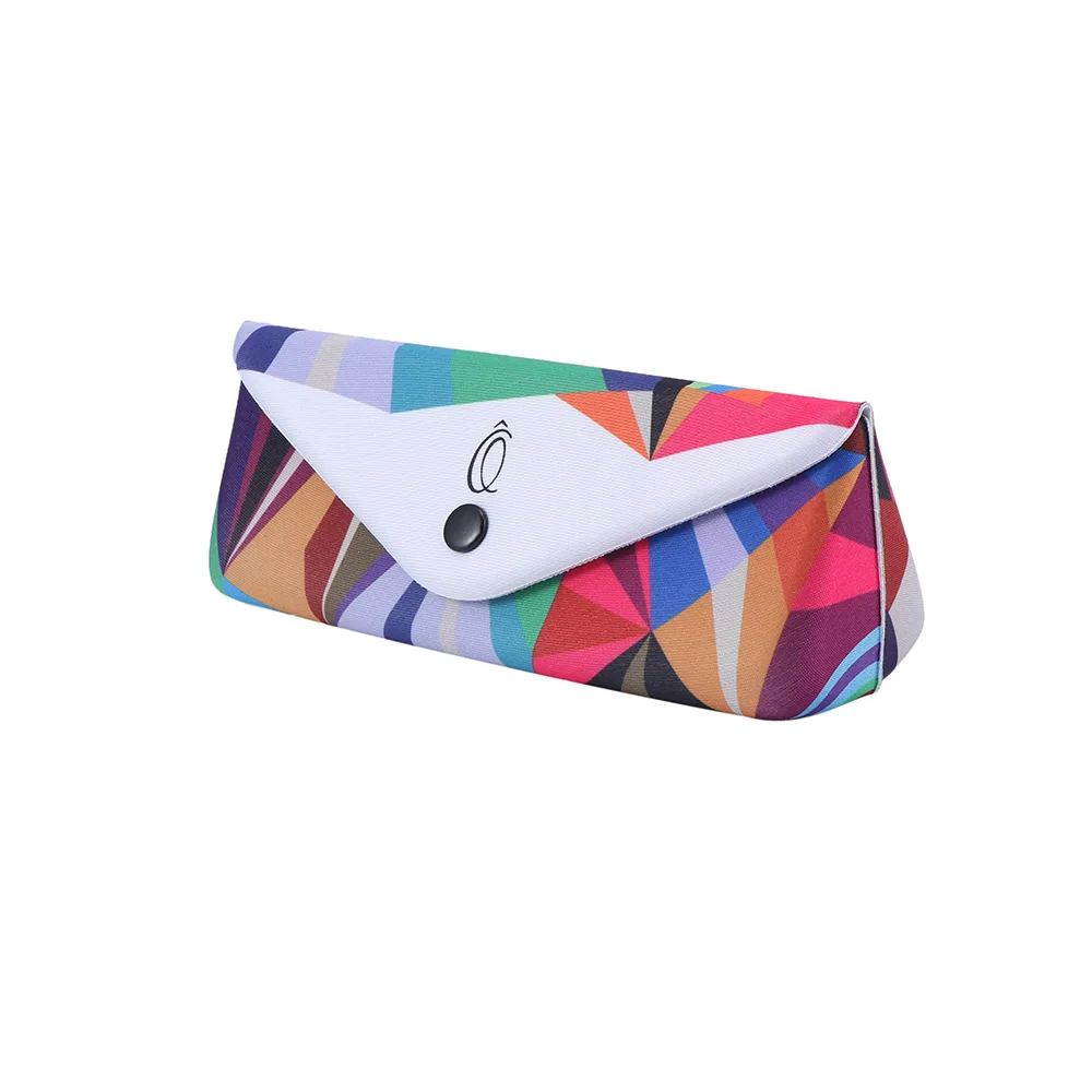 

1PC Fashion Glasses Box Sunglasses Case Colorful Folding Glasses Storage Case Protector Unisex Snap Button Glasses Container Box
