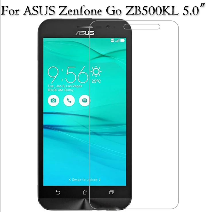 

ZB500KL 9H 0.26mm Hard Toughened Tempered Glass For Asus Zenfone Go ZB500KL ZB500KG 5.0inch Screen Film Protector Glass Case