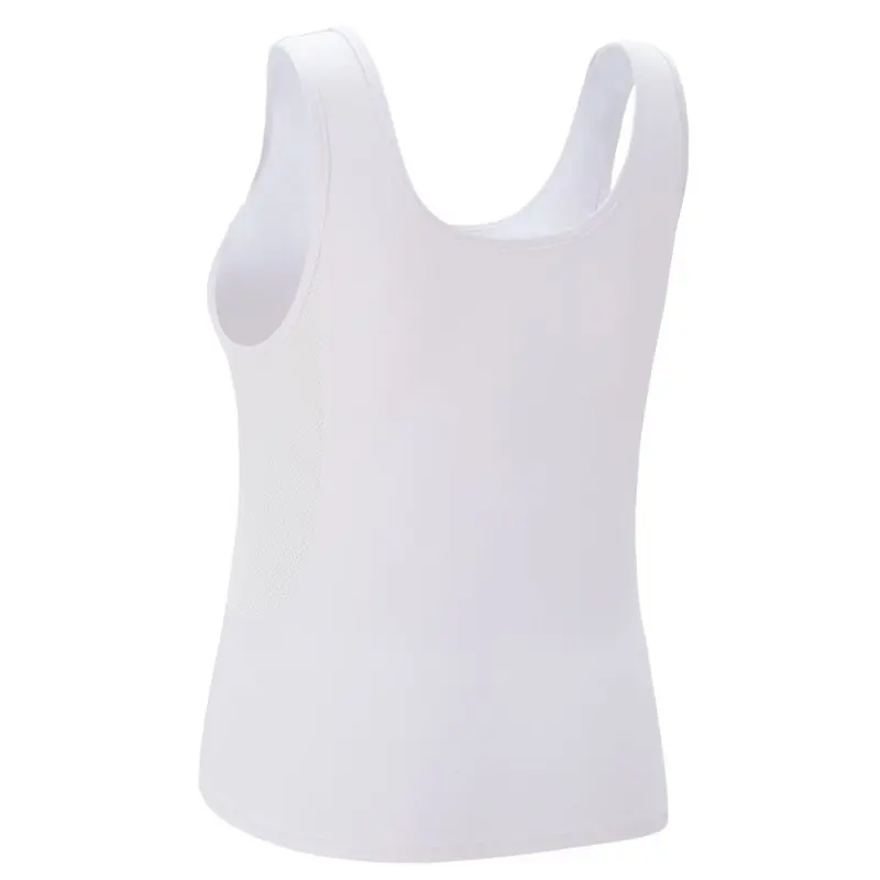 Sleeveless Shirts Womens Loose Gym Clothing Side u-shaped mesh Fitness Workout T shirt Quick Dry Summer Sports Tank Tops