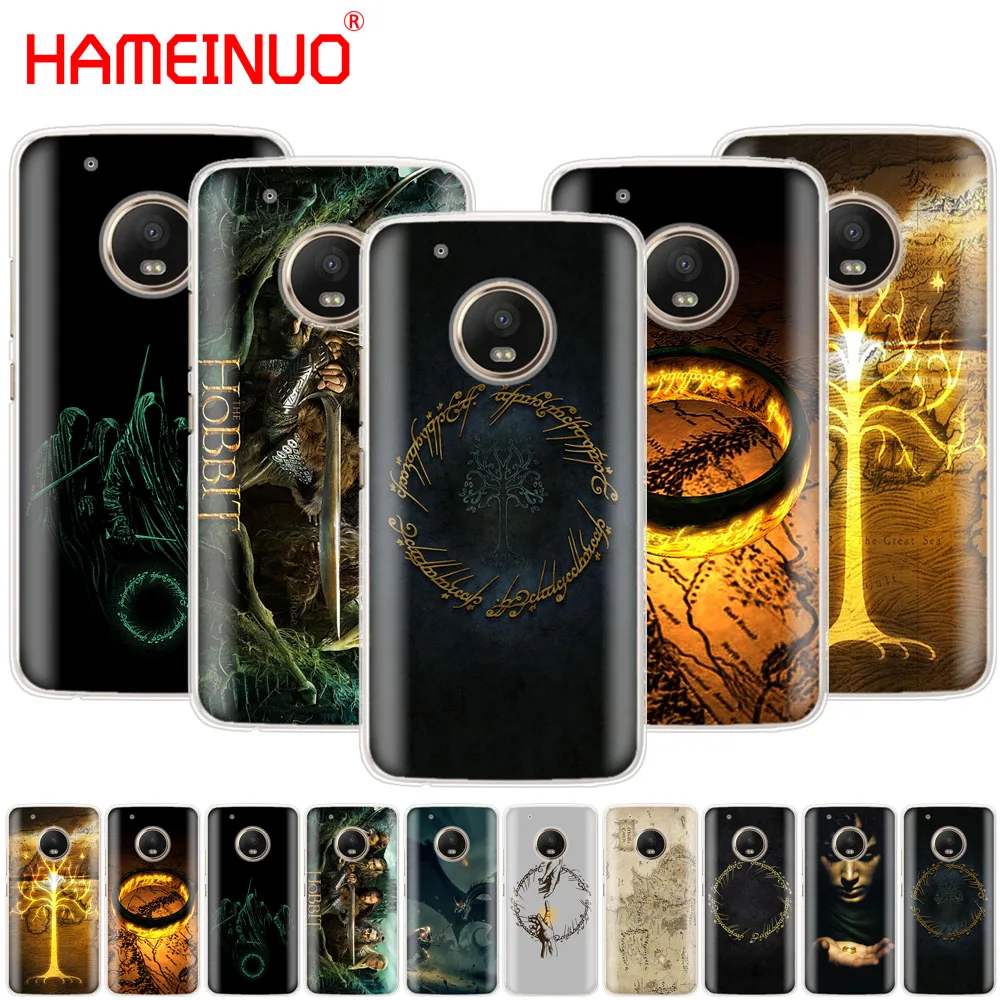 

HAMEINUO Lord Of The Rings case phone cover For Motorola Moto X4 C G6 G5 G5S G4 Z2 Z3 PLAY PLUS