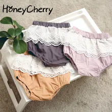 Корейские шорты для девочек, детские штаны для малышей, детские кружевные хлопковые шорты, летние шорты для девочек