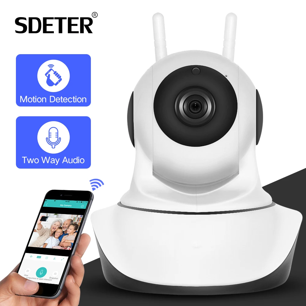 SDETER 720P CCTV Camera HD IP Camera WI FI Wireless Home Security Camera Plug And Play