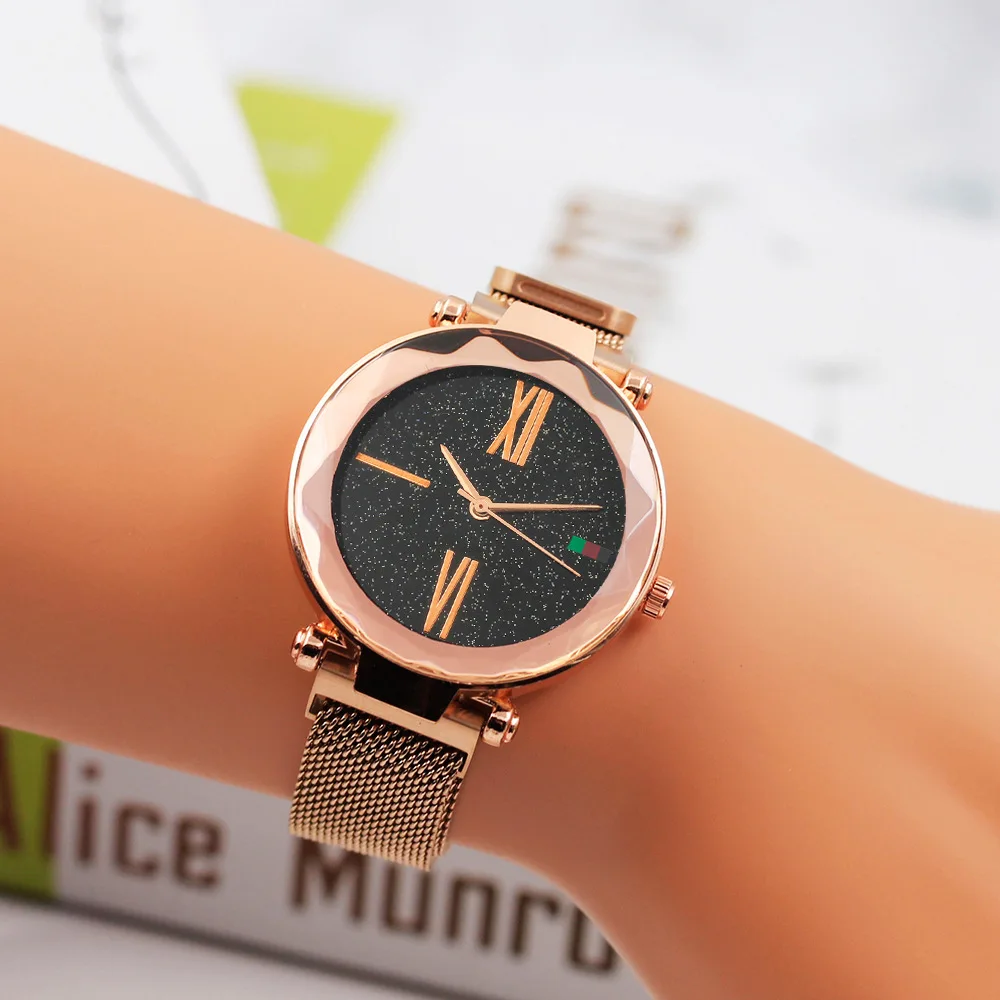 

KAYUELI Women Watches Magnetic Starry Sky Female Clock Quartz Wristwatch Fashion Ladies Wrist Watch reloj mujer relogio feminin