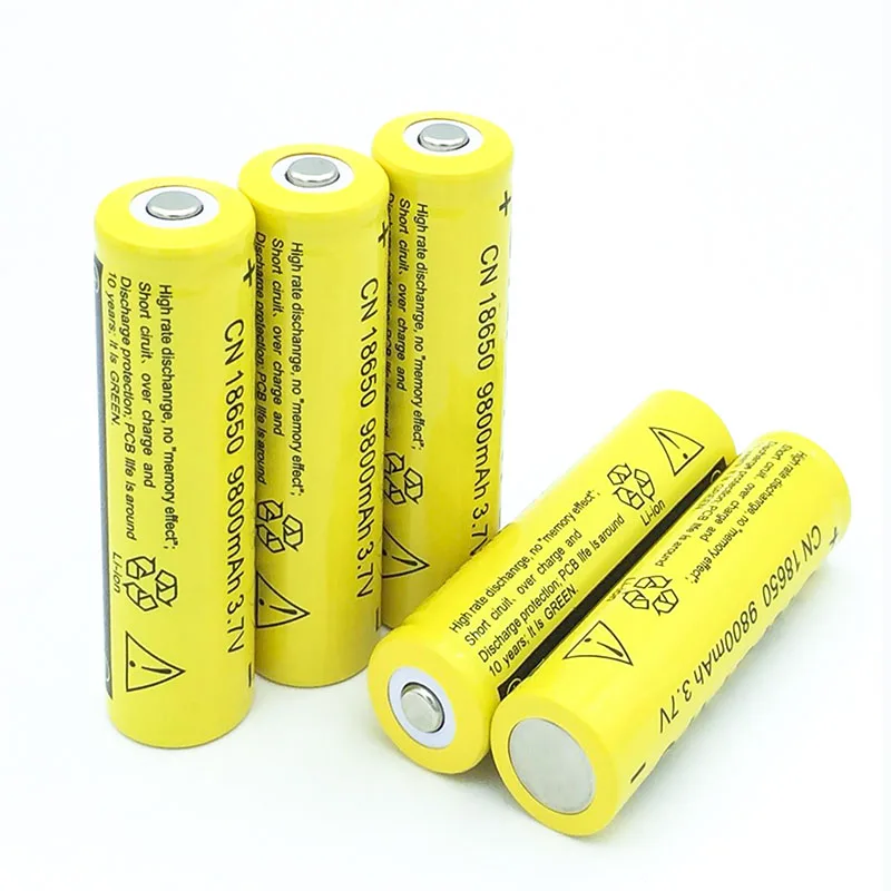 2/3/4/5pcs 18650 Battery 9800mAh 3.7V 18650 Rechargeable Battery Li-ion Lithium Bateria for LED Flashlight Torch Lithium Battery 2/3/4/5pcs 18650 Battery 9800mAh 3.7V 18650 Rechargeable Battery Li-ion Lithium Bateria for LED Flashlight Torch Lithium Battery