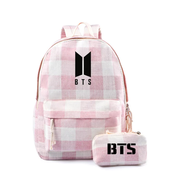 seventeen mochila bts backpack kids school bag teenager girls travel