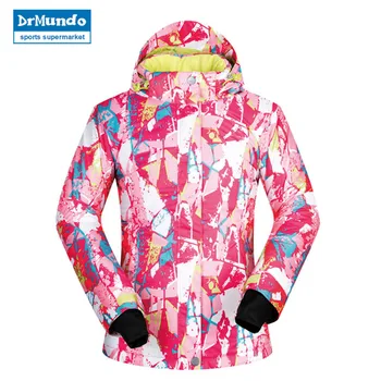 

Ski Jackets Women 2018 High Quality Windproof Waterproof Warmth Coat Snow Skiing Winter Camping Snowboard Jacket Women Ski
