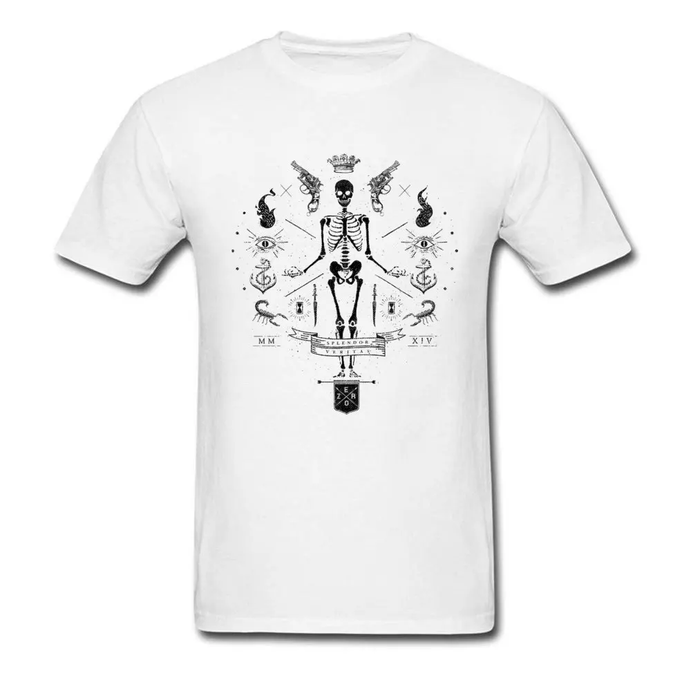 Eternal Contemplation II Fitted Short Sleeve Funny Tshirts 100% Cotton Round Collar Boy T Shirt Classic Tee-Shirts Summer/Autumn Eternal Contemplation II white