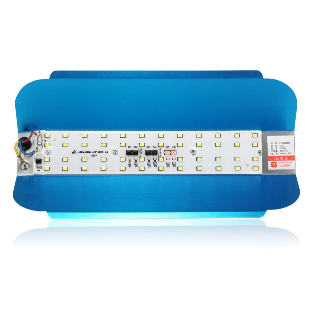 50W LED Iodine Tungsten Lamp Flood Light High Bay Waterproof Outdoor Lamp 180-240V CLH@8