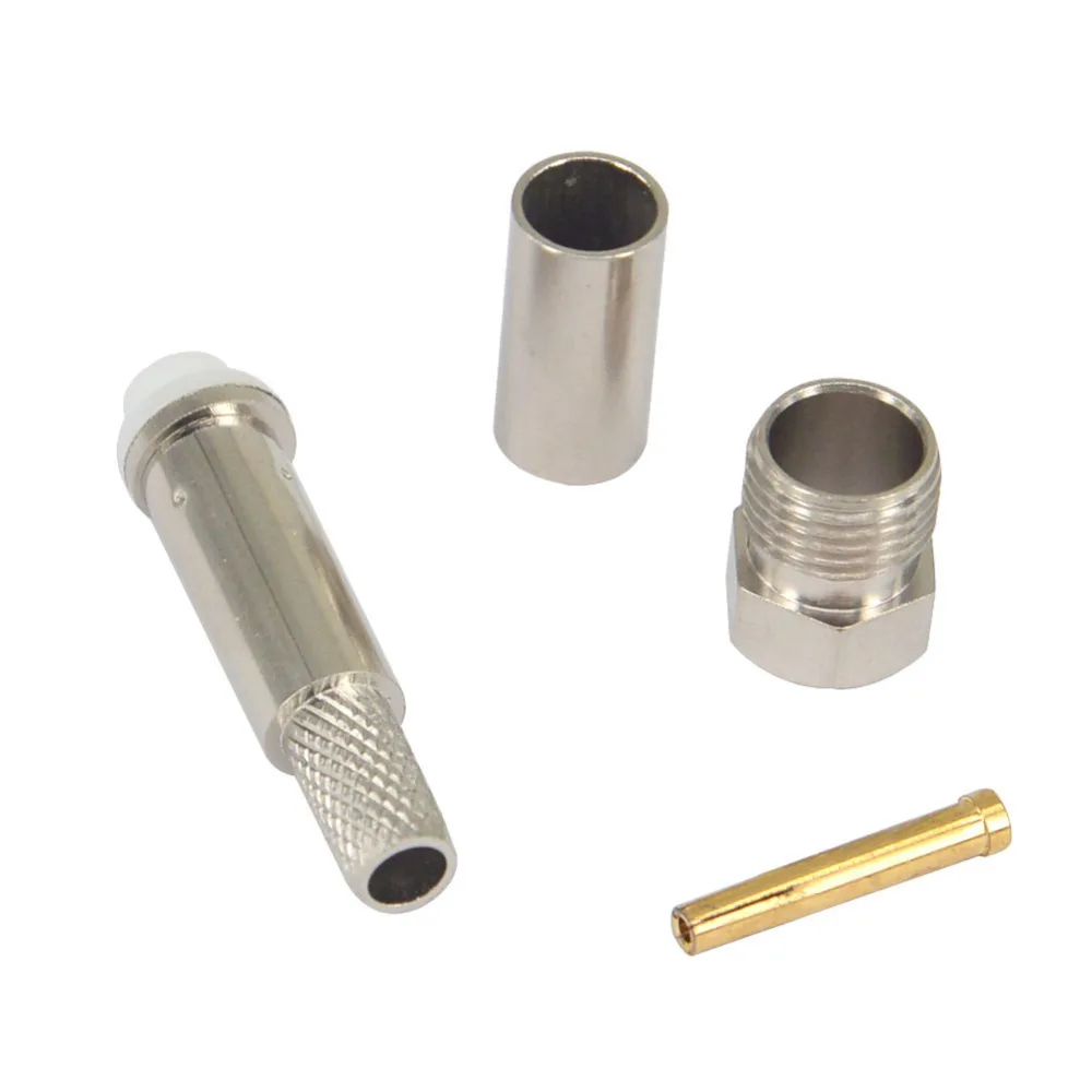 FME обжимной гнездовой коаксиальный разъем RF для RG316 RG174 RG58 RG142 LMR195|connector crimp|connector