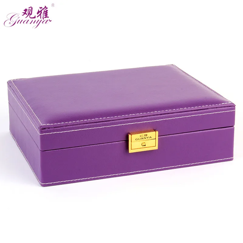 Two layers 2018 New High Quality Jewelry Box For Jewelry Exquisite