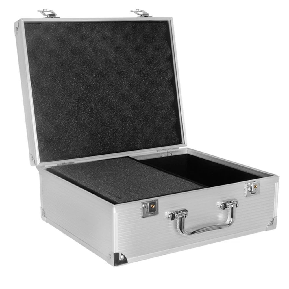 

L 1Pcs Silver Aluminum Alloy Tattoo Case Box for Tattoo Machine Kits permanent makeup accesories Supply tattoo maquina tools