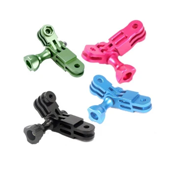 

CNC Aluminum 3-Way Pivot Arm Mount Adapter for GoPro Hero 7/6/5/4/3+ Session Xiaomi Yi 4K SJCAM Sj4000 Sport Camera Accessories