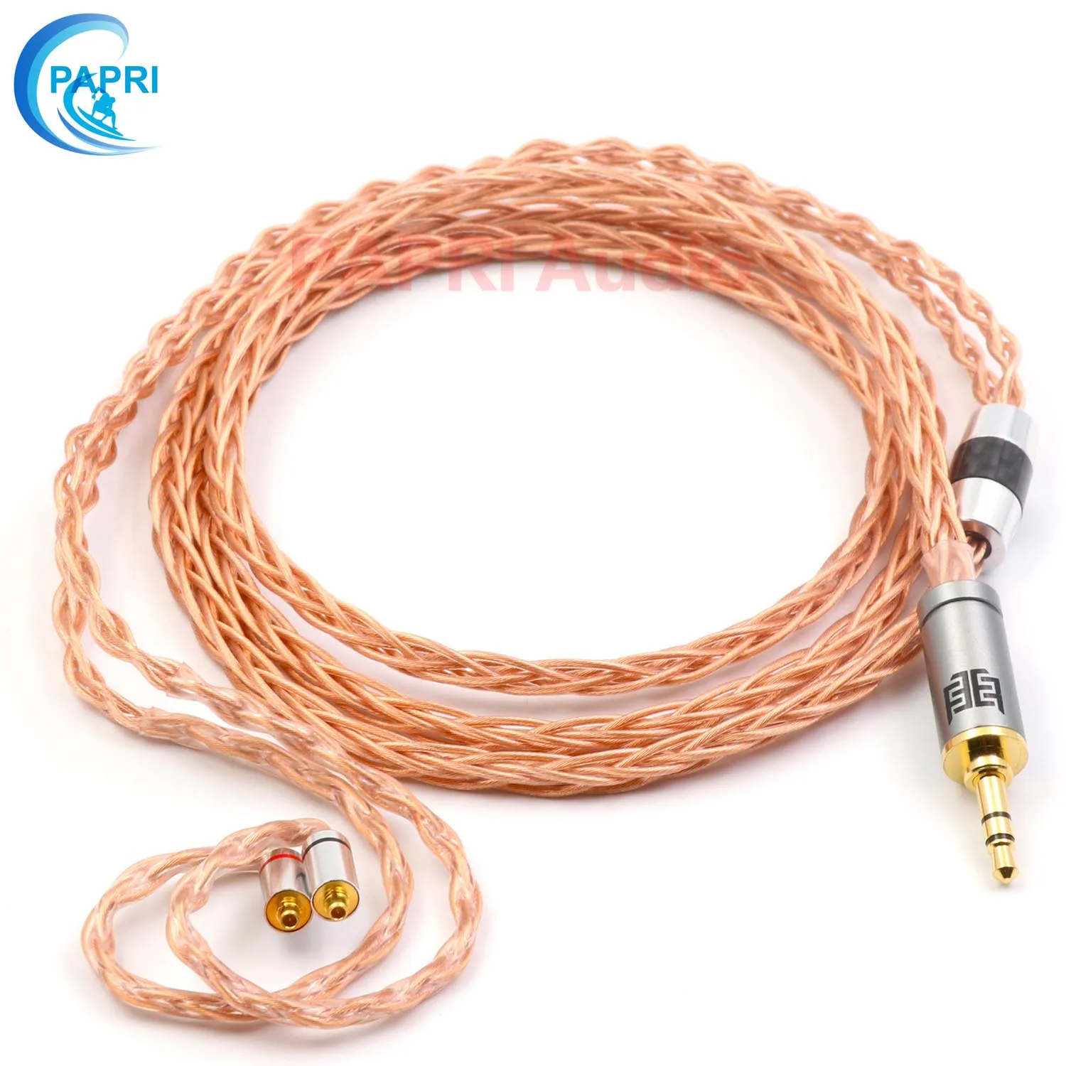 PAPRI GS01 Upgrade Headphone Cable 7N OCC DIY MMCX 0 78MM HiFi Litz Structure Earphone Wire For IE80 HD800 SE846 SE535 HD600