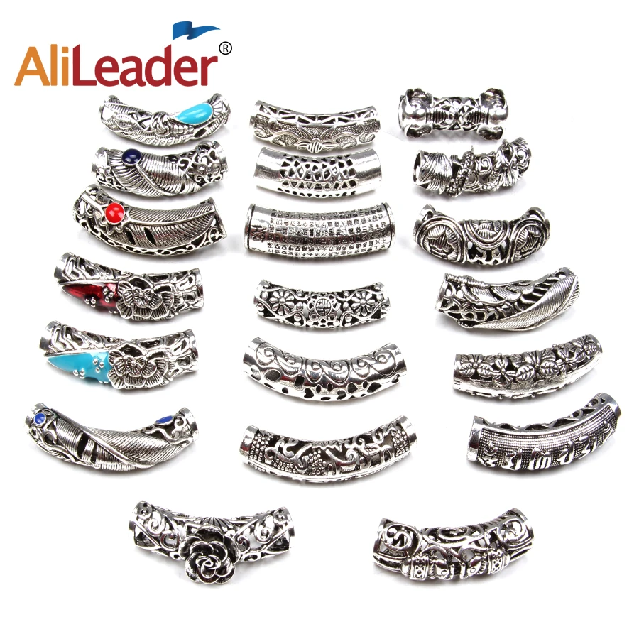 

Alileader Free Shipping Dreadlock Bead Loose Beads For DIY crochet braid box braid beautiful Ornaments