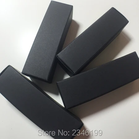 

100pcs/lot DIY Empty Packing Box of Lip Tube, Black Empty Lip Balm Tube Packing Box, Top Quality Packing Box of Lipstick Tube