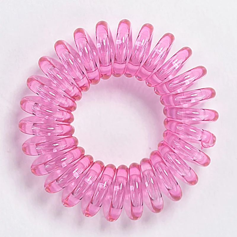 5 PCS Fashion Candy Color Bracelet Keychain Holder Telephone Wire Chains Jewelry Elastic Hairband Cable Sauna Beach Waistbands (3)