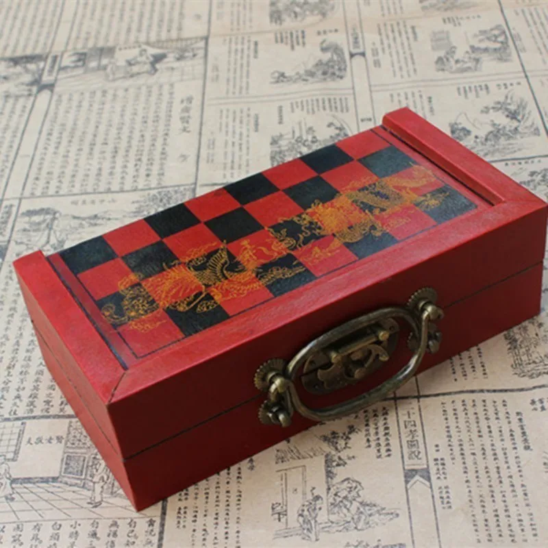 Шахматы античные трехмерные шахматы из смолы маленький складной набор с шахматной доской путешествия развлечения подарки Родитель-ребенок