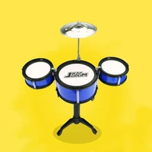 1 комплект, Классическая Хлопушка, Джазовый барабан для раннего обучения детей, игрушка, ударный инструмент, детские игрушки, музыкальные игрушечные музыкальные инструменты