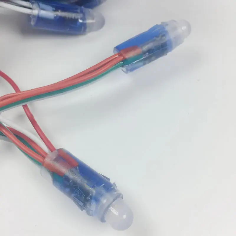 50 шт. Бесплатная доставка 5 в постоянного тока RGB WS2811 Светодиодный пиксельный