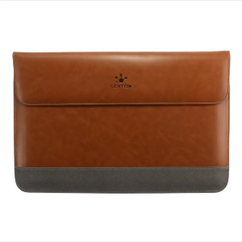 New Arrive Premium Quality Leather Sleeve Bag Case For MacBook Air 13 For Macbook Pro 13