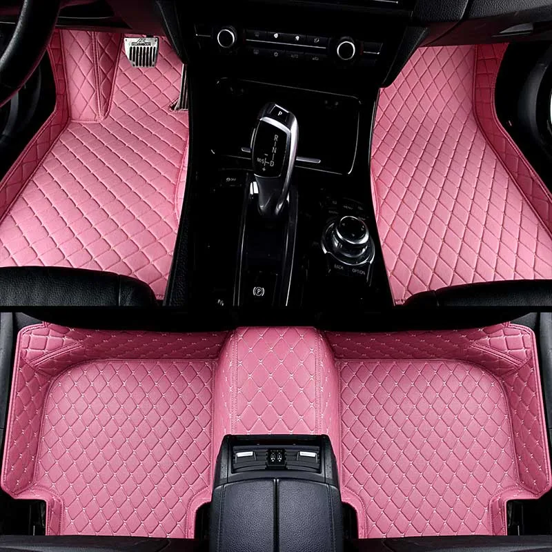 Kadulee изготовленный на заказ автомобильный напольный коврик для ног для bmw f10 x5 e70 e53 x4 f11 x3 e83 x1 f48 e90 x6 e71 f34 e70 e30 водонепроницаемый авто аксессуары - Название цвета: for 5 seats