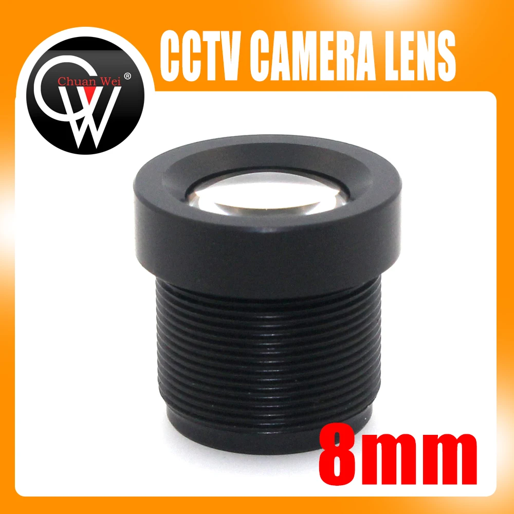 

5PCS/LOT 8mm lens 1/3" and 1/4" F2.0 Lens For CCTV CCD CMOS Security Camera
