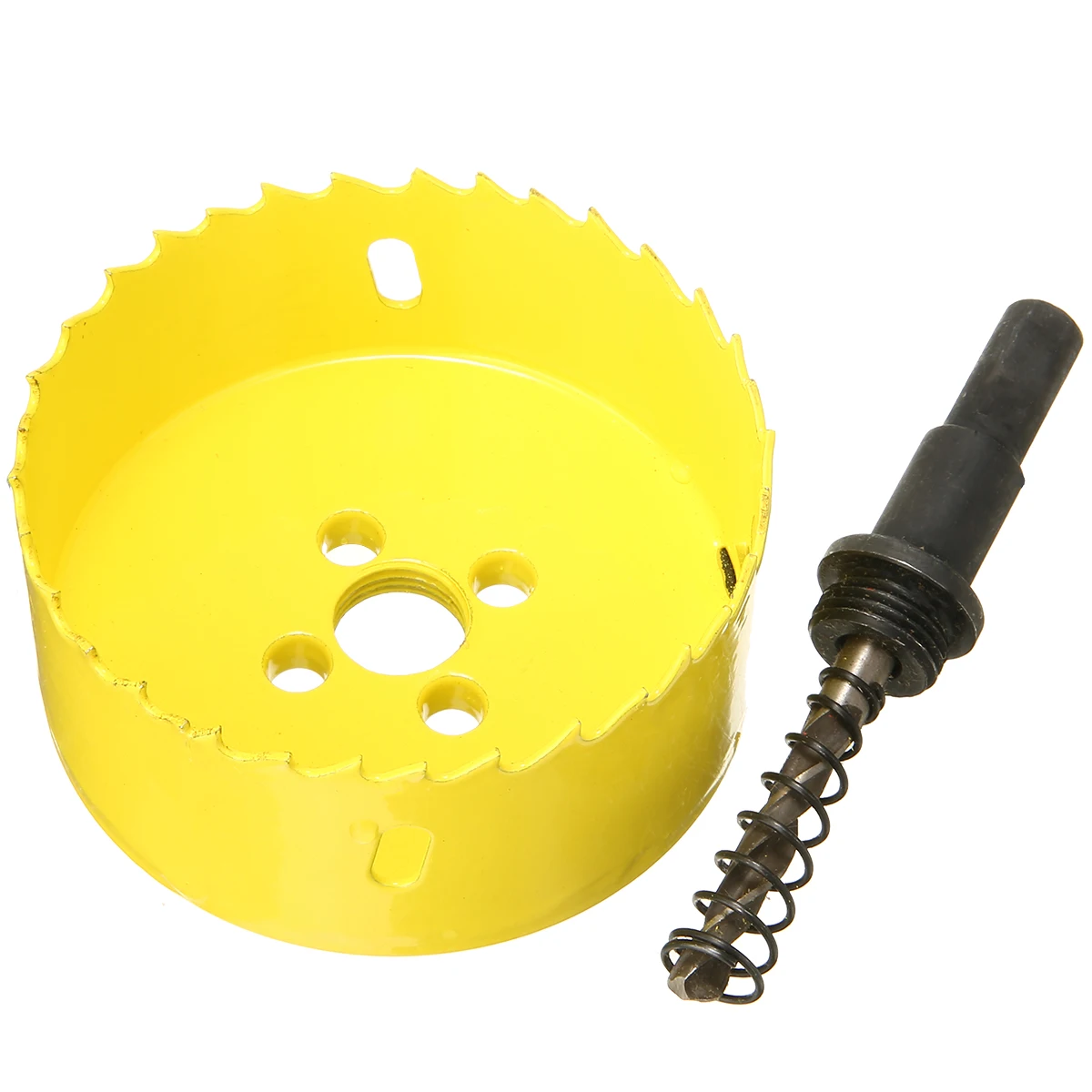 

1pc 80mm Bi Metal HSS Hole Saw Cutter Metal Hole Saw Arbor Pilot Core Drill Bit Opener For Wood Metal Iron Pipe Driiling Working