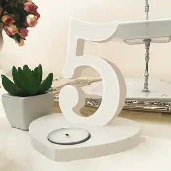 

Number 1-10 Seat Card Wooden Wedding Party Supplies Number Seat Place Holder Table Number for Wedding