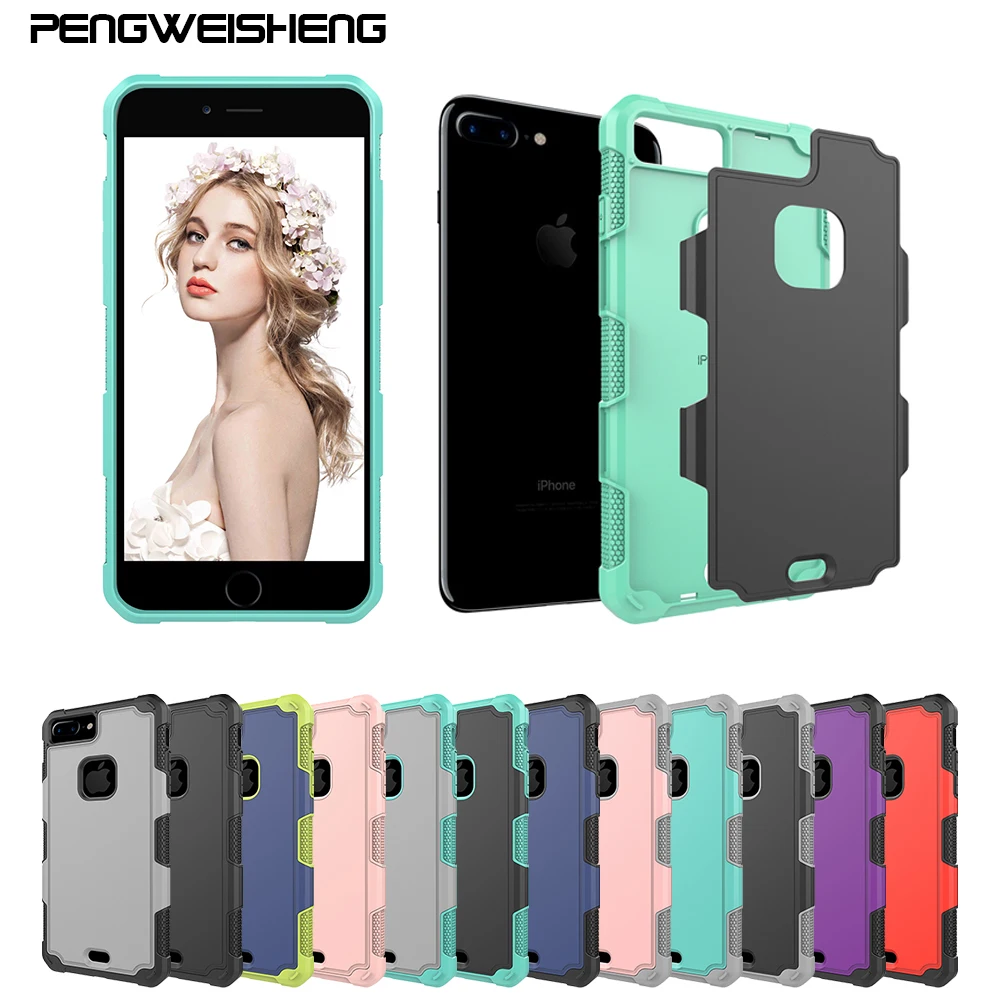 PENGWEISHENG For iPhone 8  Life-waterproof shockproof Cover Case For IPhone 7 8 Plus protection shell For iphone 6s plus