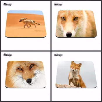 

Mairuige Animals Deserts Ear Fennec Fox And Face Funny Custom Gaming Mouse Pad for Size 18*22cm and 25*29 And 25*20cm Mousepad