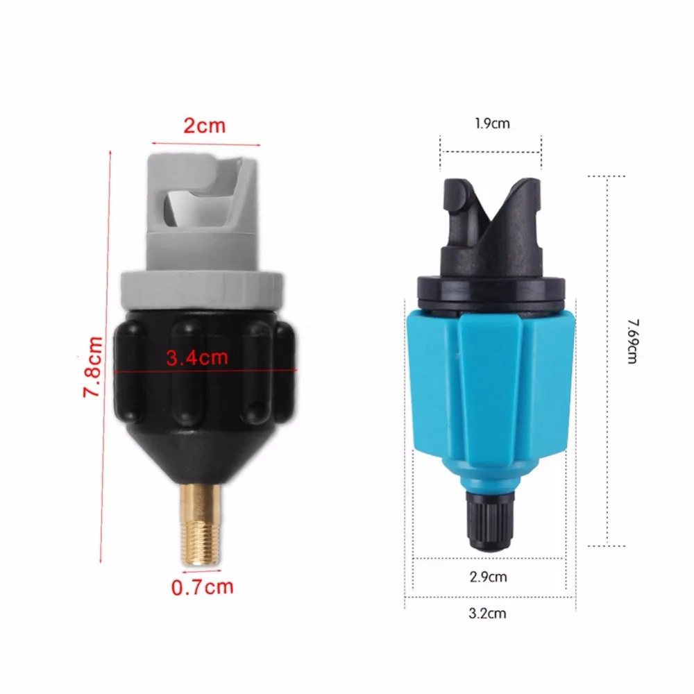 Монтажная Надувная гребная лодка воздушный переходник клапана Sup Настольный теннис весло доска каяк серфинг гребля Водные Аксессуары