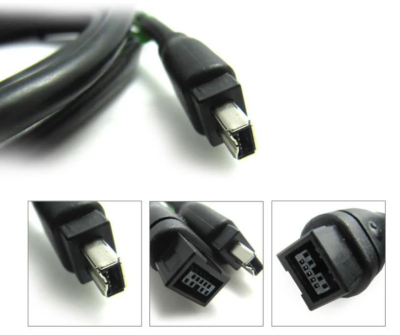 

9 Pin to 4Pin IEEE 1394 B FireWire 800 400 Cord 9P - 4P Cable