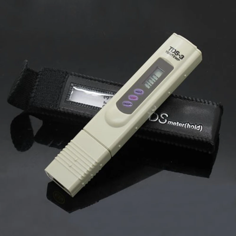 Бренд Цифровой TDS TEMP Meter 0-9990ppm Гидропоника температурный фильтр ручка для очистки воды тестер TDS-3 с функцией удержания