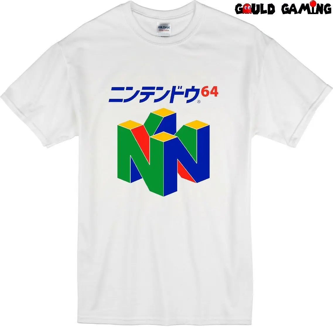 Футболка с логотипом nintendo 64 Мужская Унисекс из хлопка для взрослых размеров N64