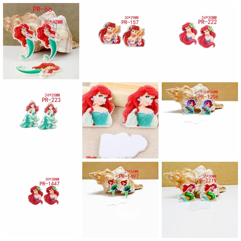 

Free shipping 30pcs cartoon Masha character planar resin