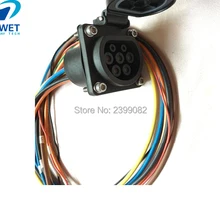 ZWET IEC 62196 Тип 2/3 фазы зарядки розетка европейского стандарта-для зарядки электромобиля Тип 2 разъема для 32A