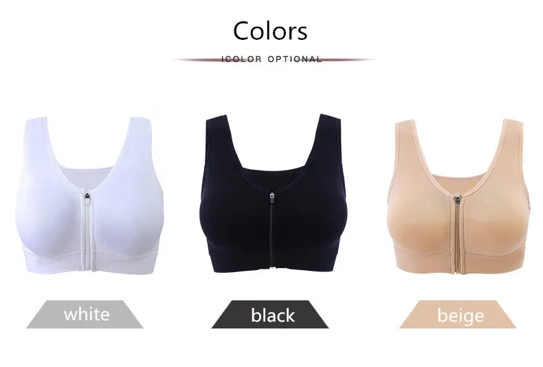 1 Pcs Sports Bra Pro Fitness Underwear Black/Beige/White Elasticity Yoga/Running/Jogging Laides Lingerie S-XXL Push Up Bra