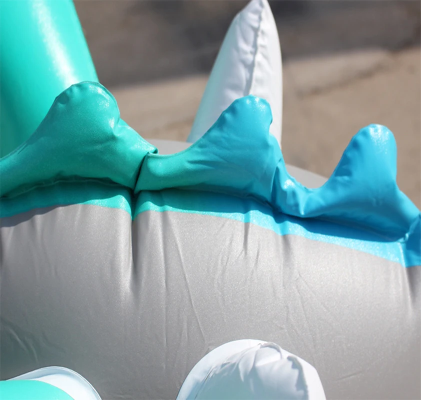 Новый гигантский надувной Единорог голубой динозавр бассейн плавательный пояс для плавания круг воздушный матрас водные игрушки для