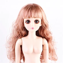 1/3 60cm Bjd Dolls 26 Movable Jointed Girl Dolls 3D Eyes with Shoes Accessories Female Nake Nuded Body Doll Toy Girls Gift цена 1/3 60cm Bjd Dolls 26 Movable Jointed Girl Dolls 3D Eyes with Shoes Accessories Female Nake Nuded Body Doll Toy Girls Gift цены онлайн