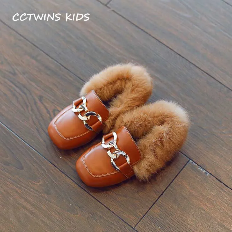 Camel CCTWINS дети малыша цепи для маленьких девочек черная обувь Дети Мода Розовый Теплый плоский малыш бренд из искусственной кожи верблюд Лоферы G1536 - Цвет: Camel