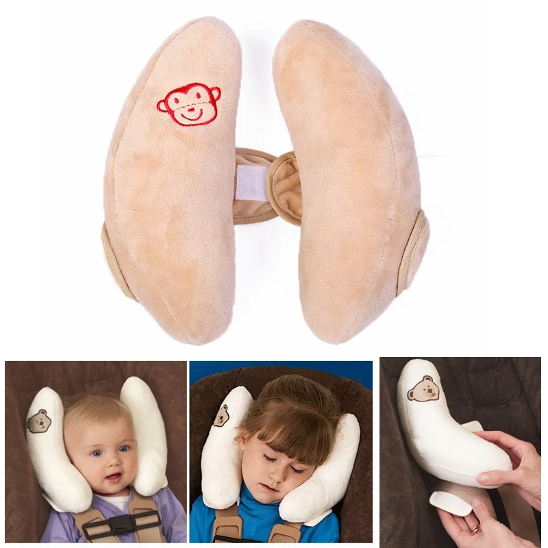 

Comfortable Crash Tested Newborn Baby Adjustable Head Support Pillow for Trolley Car Seat Anti-Slumping U-Shape Toddler Headrest